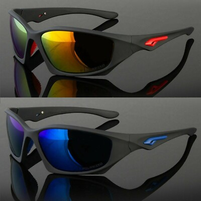 #ad Polarized Sports Sunglasses Outdoor Cycling Driving Fishing Glasses UV400 Goggle $11.98