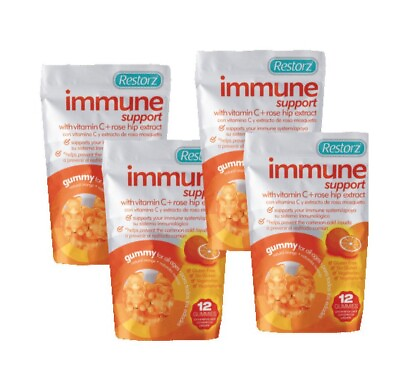 #ad 4 Packs 12 48 immune support gummies 08 2024 $9.81