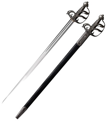 #ad Cold Steel English Back Sword 32quot; 1055 Carbon W Black Leather Scabbard 88SEB $226.68