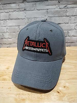 #ad Metallica Master of Puppets Gray Baseball Hat Cap 80s Classic Rock Band $20.00