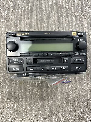 #ad 2004 2007 Toyota Highlander Limited JBL CD Radio Cassette 86120 48430 $45.00