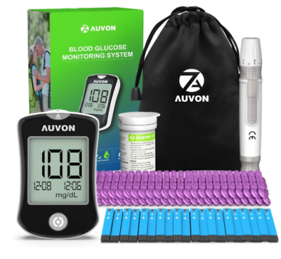#ad Blood Glucose Meter Glucometer Monitor Check Sugar Diabetes Machine Full Kit $49.99