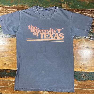 #ad University of Texas Longhorns Shirt Mens Small Football College Austin Faded $7.99