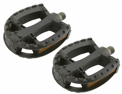 #ad #ad ABSOLUTE GENUINE BICYCLE PEDALS 777 IN BLACK COMPATIBLE WITH 9 16 CRANK. $13.99