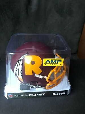 #ad Washington Redskins Rare AMP Speed replica mini helmet new in box FREE Shipping $150.00