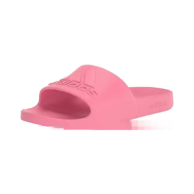 #ad adidas Unisex Adilette Aqua Slide Sandal Pink Fusion 13 men 14 Woman $24.49