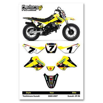 #ad Suzuki Jr50 JR 50 Graphics Kit stickers decal Fits 2000 2001 2002 03 04 05 06 07 $58.99