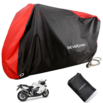 #ad NEVERLAND L Bike Motorcycle Cover Waterproof Scooter Outdoor Rain Protection Red $21.59