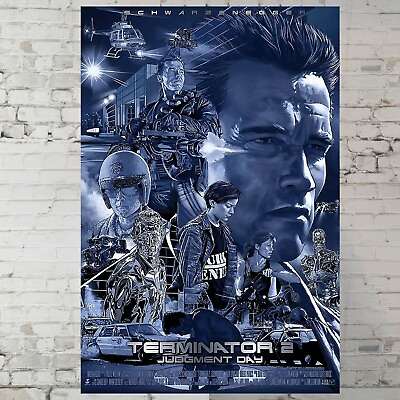 #ad Terminator 2 Judgment Day movie poster Arnold Schwarzenegger 11x17quot; poster gift $14.90
