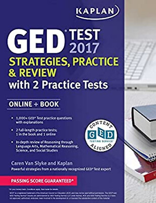 #ad GED Test 2017 Strategies Practice and Review with 2 Practice Tes $15.67