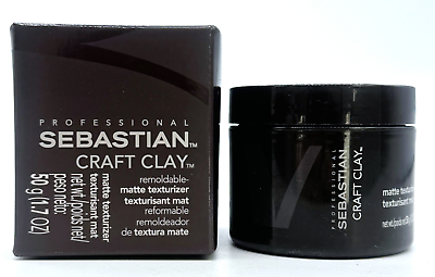 #ad Sebastian Craft Clay Remoldable Matte Texturizer Hair Clay 1.7 oz 100% Authentic $16.99