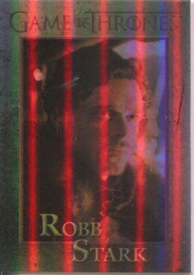 #ad Games Of Thrones Season 2 Foil Parallel Base Card # 54 Robb Stark GBP 2.12