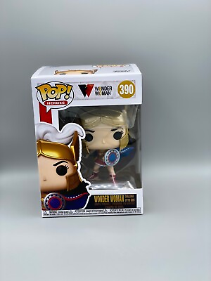 #ad Funko Pop Heroes Wonder Woman 80th Challenge of the Gods W Pop Protector $17.99