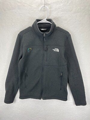 #ad North Face Better Sweater Jacket Mens Large Gray Full Zip Pockets Logo $29.99