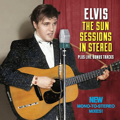 #ad ELVIS THE SUN SESSIONS IN STEREO PLUS LIVE BONUS TRACKS New mono to stereo $14.95