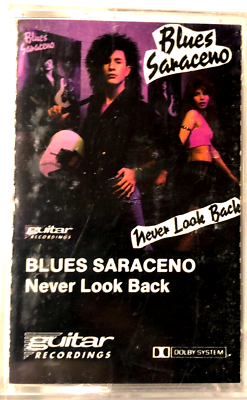 #ad Blues Saraceno Never Look Back Cassette Tape guitar rock $8.99
