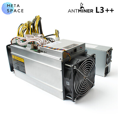 BITMAIN ANTMINER L3 WITH PSU Scrypt Litecoin Miner 580MH s LTC Dogecoin Mining $379.00
