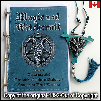 #ad antique book black magic occult esoteric witchcraft occultism freemasonry devil C $225.00