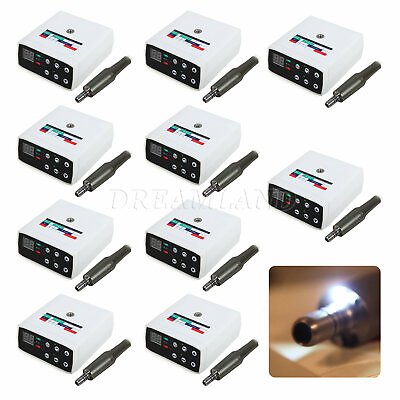#ad 1 10 Brushless Dental LED Electric Micro Motor fit 1:5 Fiber Optic Contra angle $347.90