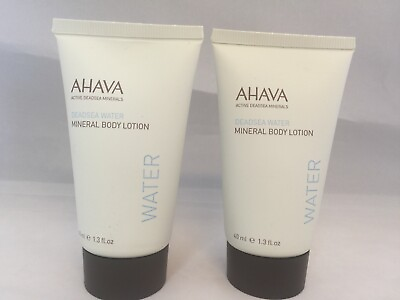 #ad 4 pack AHAVA Deadsea Water Mineral Body Lotion 1.3 oz  lot of 4  $14.00