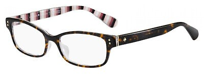 #ad NEW Kate Spade KS Lucyann2 Eyeglasses 02VM Havana Pattern 100% AUTHENTIC $88.99