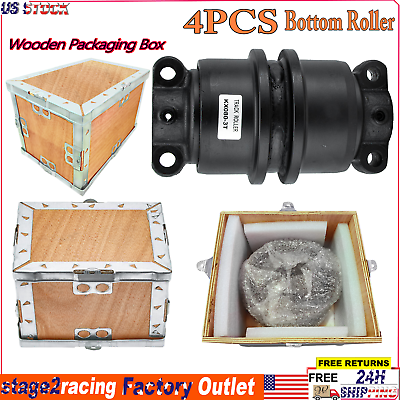 #ad 4PCS Track Roller Bottom Roller for Kubota KX080 3 KX080 3T Excavator $379.00
