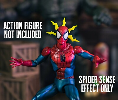 #ad Yellow Spider Senses EFFECT ONLY Mezco Mafex Marvel Legends $8.00