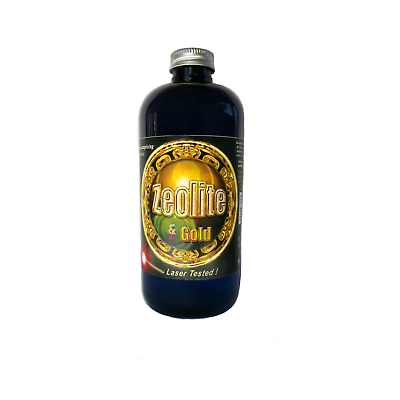 #ad Liquid Zeolite Enhanced with Gold. Natural Cleanse and Detox. Gut Health. 16 oz. $29.95