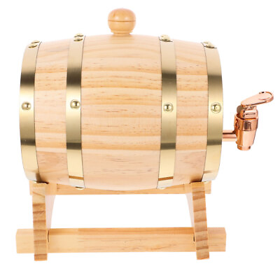 #ad Wine Aging Barrel Pine White Red Home Decoration Beer Storage Retro $39.89