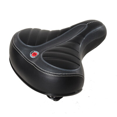 #ad Comfort Wide Big Bum Soft Gel Cruiser Bike Saddle Bicycle Seat Air Cushion Pad $17.59
