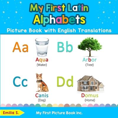 #ad My First Latin Alphabets Picture Book with English Translations: Bilingual Early $16.86