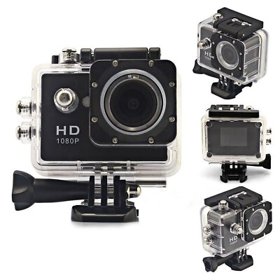 #ad HD 1080p Sports Action Waterproof Camera Camcorder as GoPro $15.99