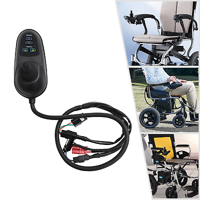 #ad 4 Key Wheelchair Joystick Controller Electric Mobility Universal Rocker 24V DC $85.00