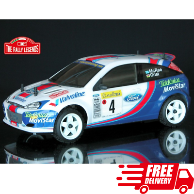 #ad The Rally Legends Ford Focus WRC McRae Grist 2001 RTR RC Car 1 10 4wd Rallycross $389.99