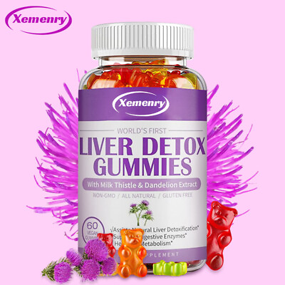 #ad Liver Detox Gummies Supports Liver Health Enhance Immunity with Dandelion $12.32