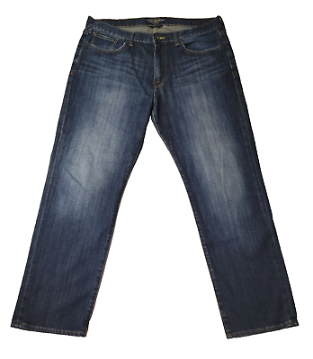 #ad Lucky Brand 363 Vintage Straight Dark Blue Denim Jeans Mens Size 36x30 $36.99