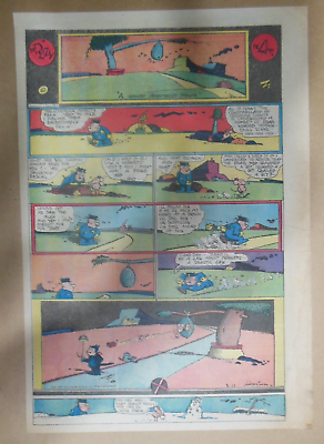 #ad Krazy Kat Sunday Page by George Herriman from 2 11 1940 Size: 11 x 15 inch Rare $60.00