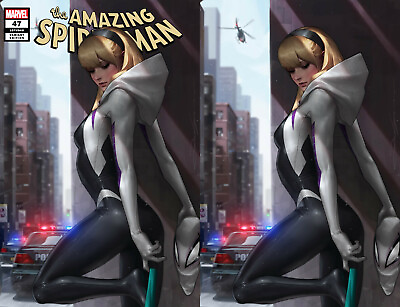 #ad Amazing Spider Man 47 Marvel 2020 Jeehyung Lee Spider Gwen Stacy Virgin Variant $55.00