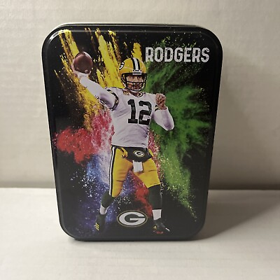 #ad 2023 NFL CHAMPIONSHIP COLLECTION AARON RODGERS THEMED COLOR BLAST TIN Packers $6.50