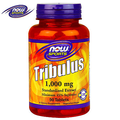 #ad NOW Tribulus 90 Tabl. Testosterone Booster Tribulus Terrestris Anabolic Support $41.08
