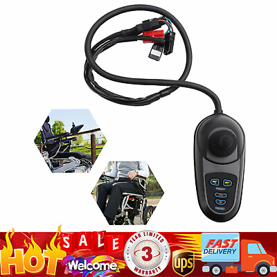 #ad 4 Keys Electric Power Wheelchair Controller Joystick Waterproof Part Accessories $85.00