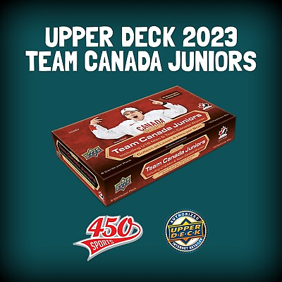#ad Upper Deck Team Canada Juniors 2023 Hobby Box 15 Packs Bedard Pre Rookie C $239.95