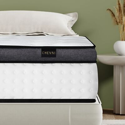 #ad 12quot; Gel Memory Foam Mattress Hybrid Spring Twin Full Queen King Bed in A Box $239.23