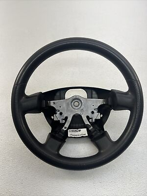 #ad 2006 2010 Hummer H3 Perforated Molded Rubber Steering Wheel OEM Dark Gray $74.99