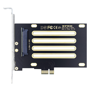 #ad CY PCI E 4.0 1X Lane to U.2 U.3 Adapter Card SSD for Motherboard PM1735 $13.11