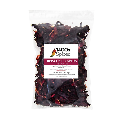 #ad 4oz Dried Hibiscus Flowers perfect for Tea and Mexican Agua Fresca Flor de and $11.67