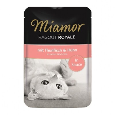 #ad Miamor RC Ragout Royale IN Sauce Tuna amp; Chicken 22 X 3.5oz 995 € KG $27.59