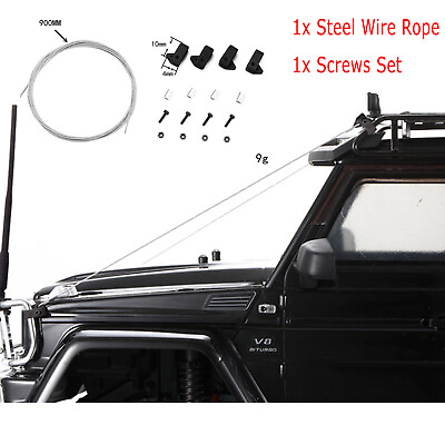 #ad Steel Crossing Wire Rope Car Body Shell Set for TRX 4 TRX 6 G63 G500 RC Car $14.54
