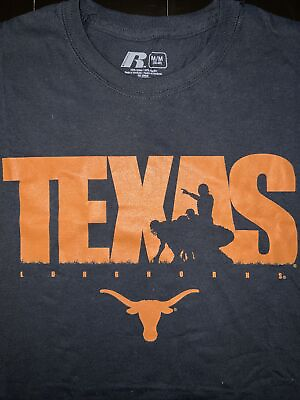 #ad NWOT UT Longhorns Football Shirt Black Medium University Austin TX Texas NCAA $34.99