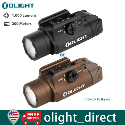 #ad Olight PL 3S Valkyrie Mount Light Pistol Light Tactical Flashlight 1000 Lumen $79.99